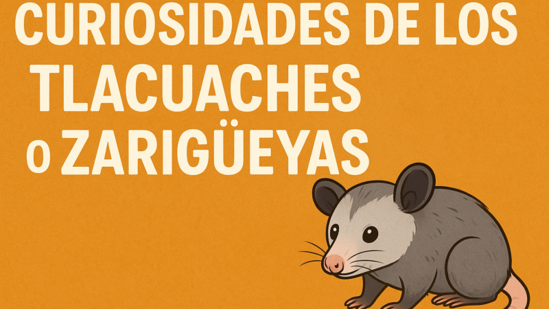 Curiosidades de los Tlacuaches o Zarigüeyas: El Animal Más Incomprendido de América