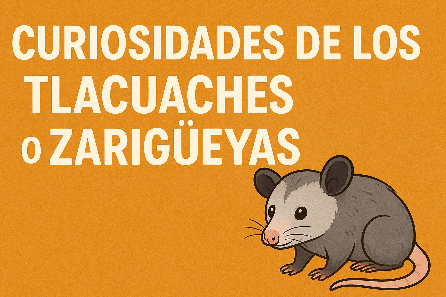 Curiosidades de los Tlacuaches o Zarigüeyas: El Animal Más Incomprendido de América
